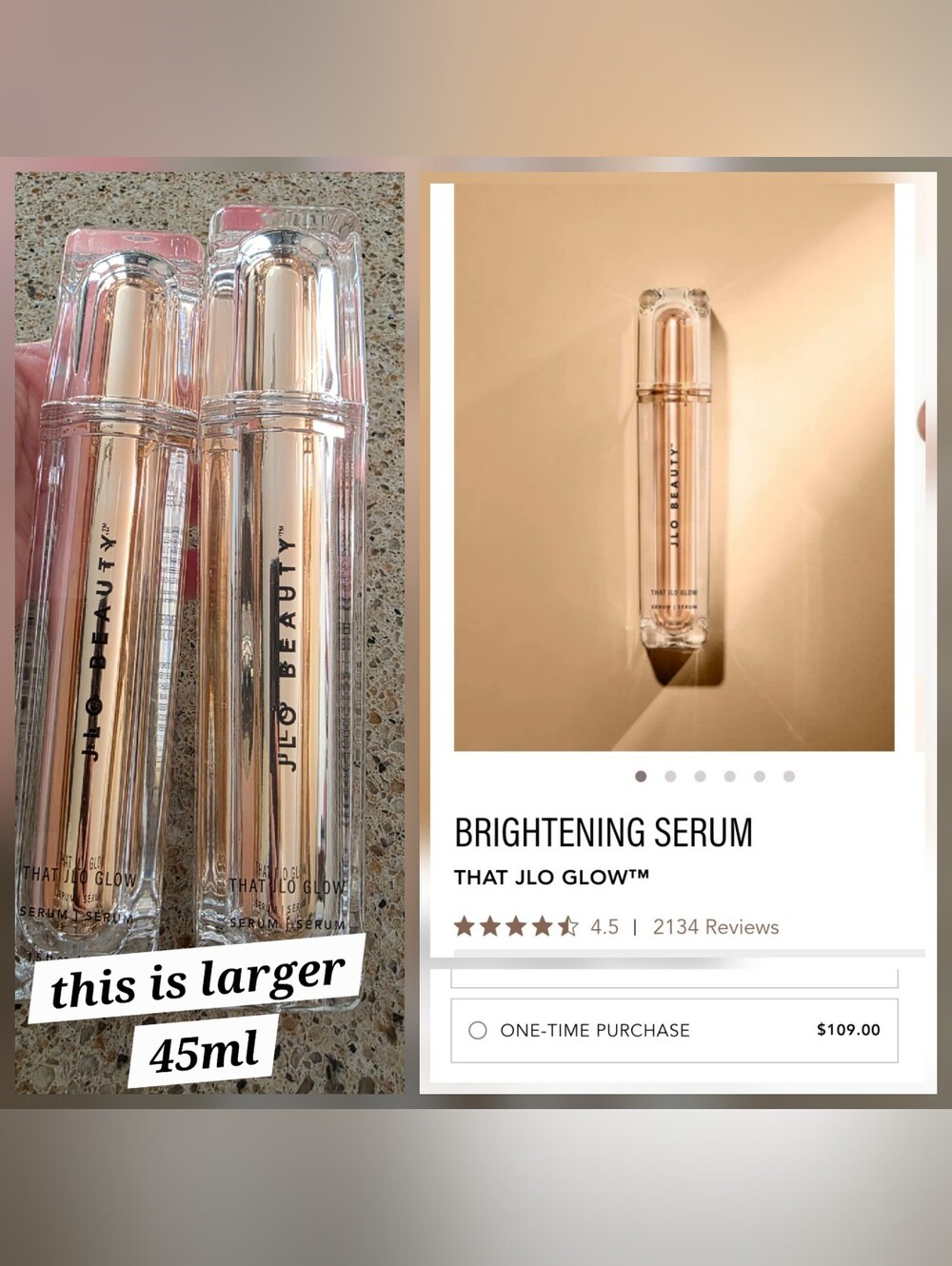 JLo Beauty That JLo Glow Brightening Serum - 45ml